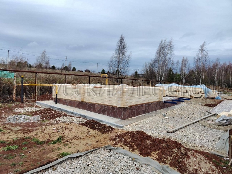 Баня из профилированного бруса 150*200 п. Протасы (Пермский край)